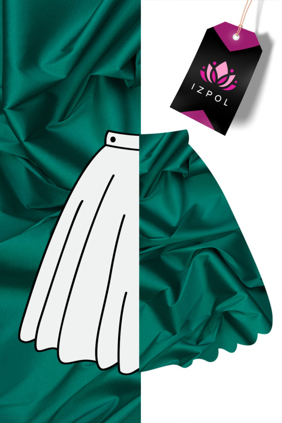 Tafta poliestrowa elastyczna dwuton KUPONY