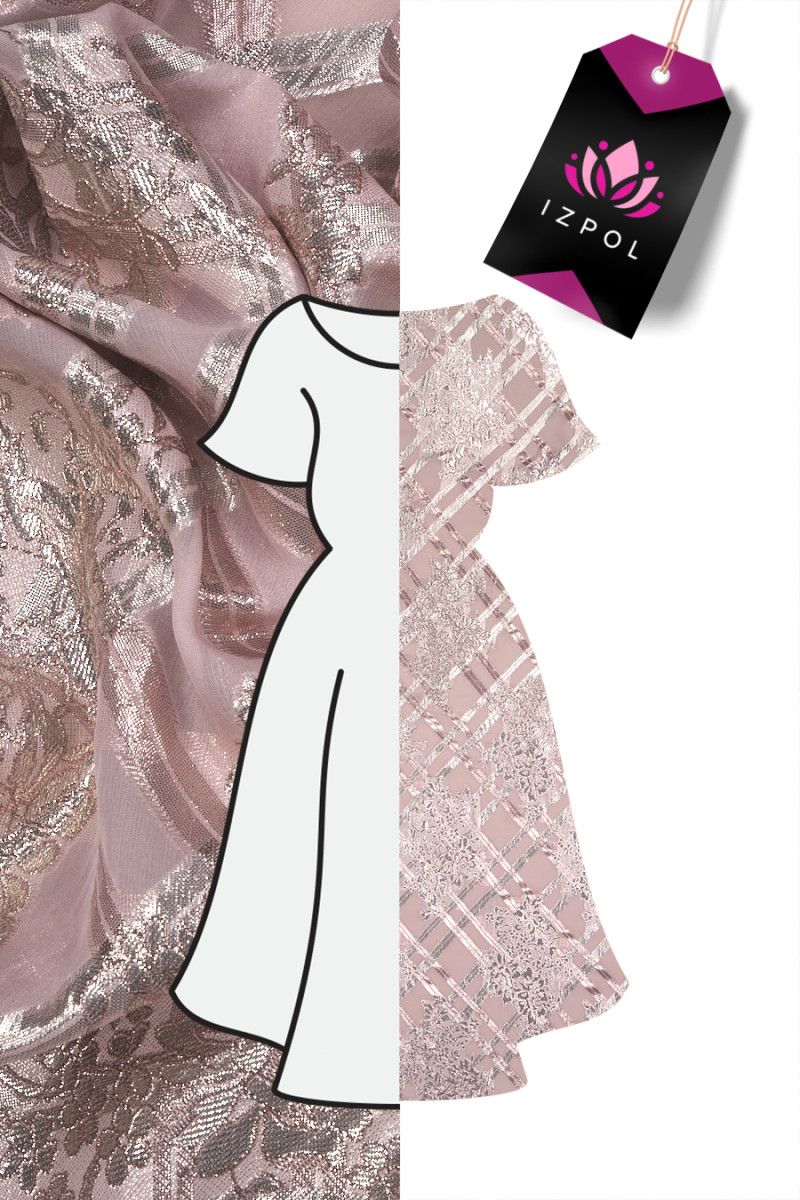 Plaid silk chiffon COUPONS