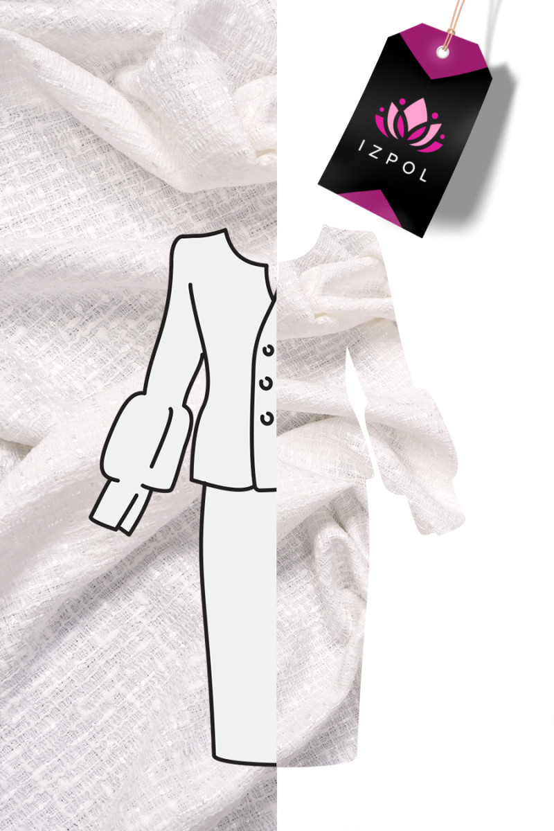 Tessuto chanel panna