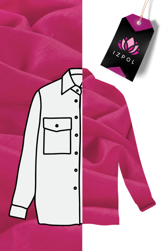 Len naturalny MARIA - fuksja