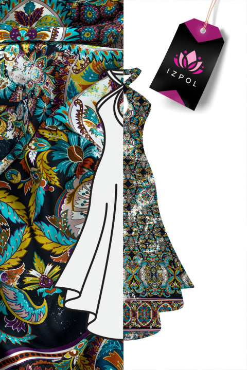 Oriental polyester satin