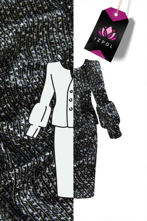 Striped chanel fabric