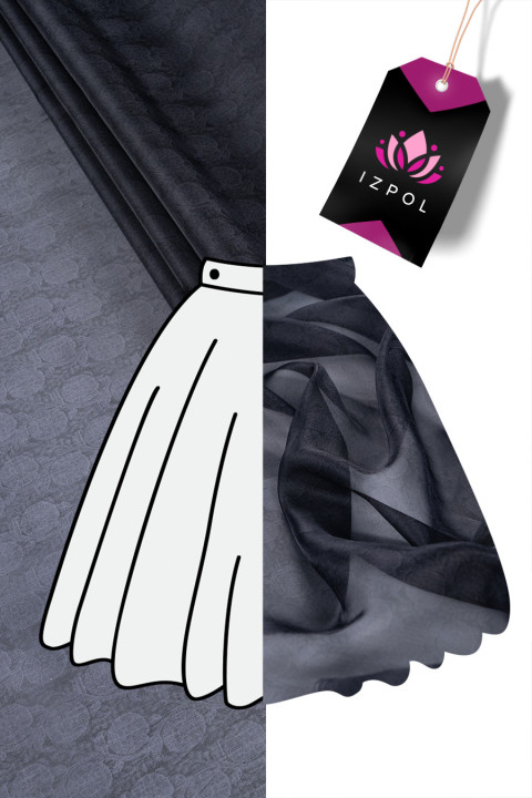 Silk organza in flowers