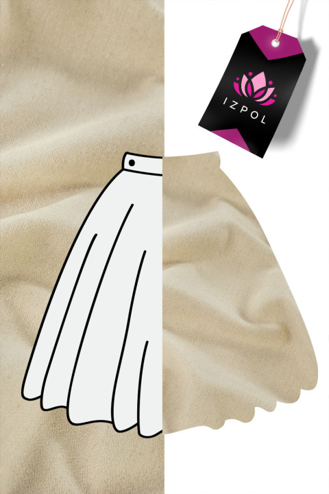 Polialgodón beige frío