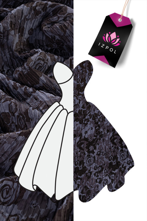 Jacquard fleuri