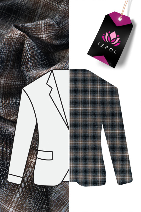 Checkered costume fabric