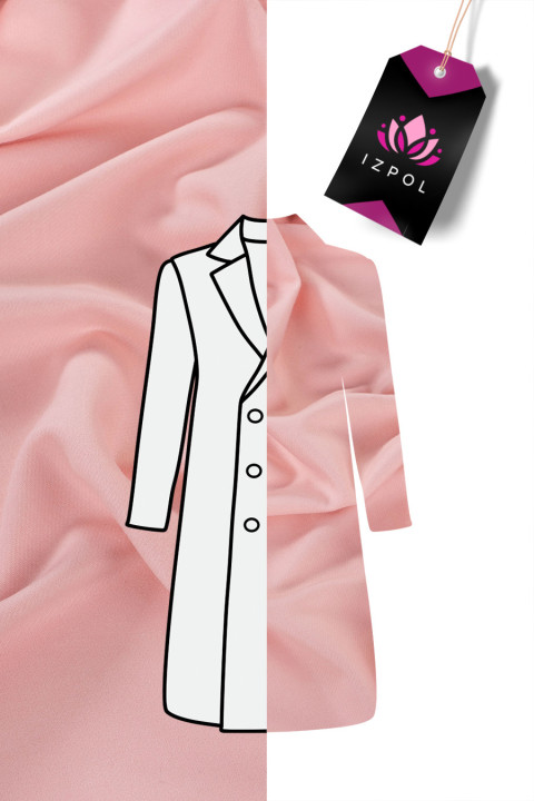 Coat wool - pink