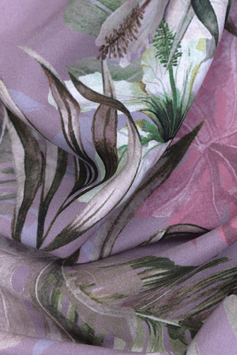 Silk satin colorful geometry