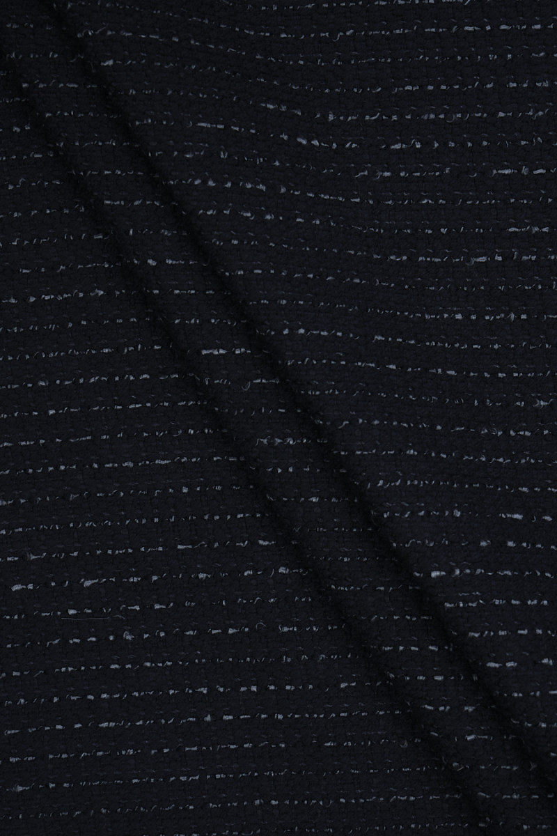 Black woolen fabric