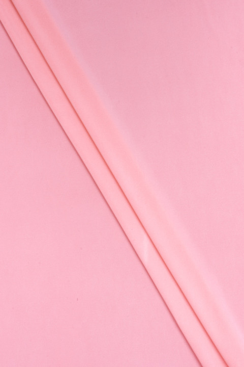 Tissu tricoté en polyester rose