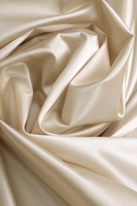 Polyester elastic satin