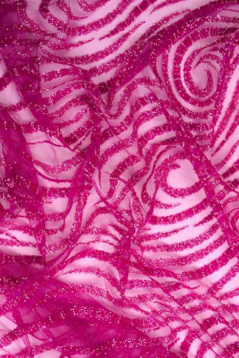 Mărgele valuri fuchsia