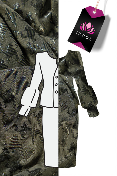 Jacquard met kippenpoot