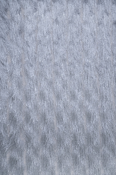 Gray fabric with fringe