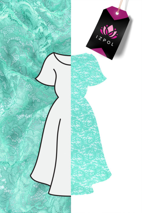 Turquoise lace