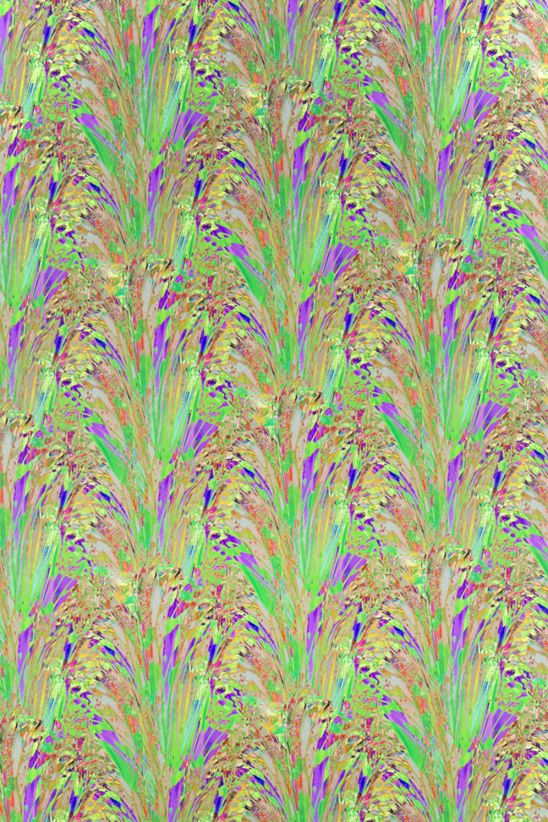 Silk crepe smears COUPON 60cm