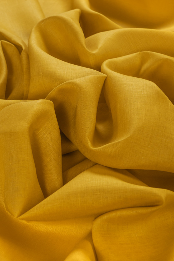 Len naturalny MARIA - musztardowy