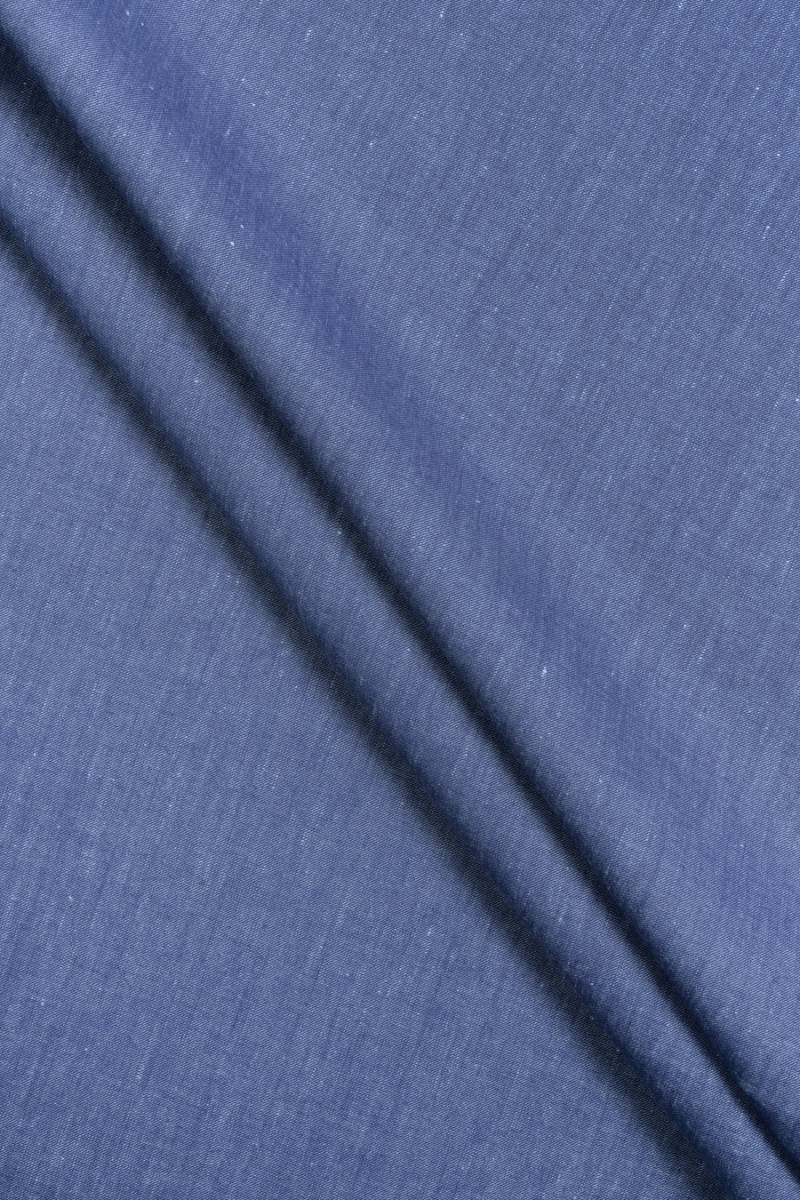 Lino con cotone simil jeans COUPON 110 cm
