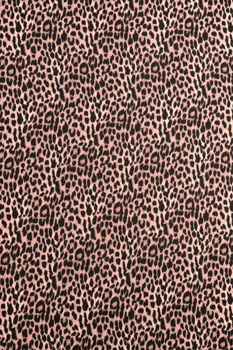 Polyester-Chiffon mit Leopardenmuster