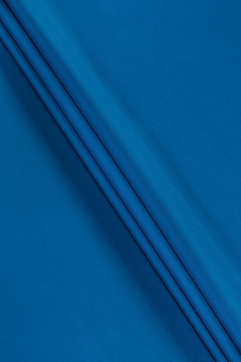 Elastic blue cotton