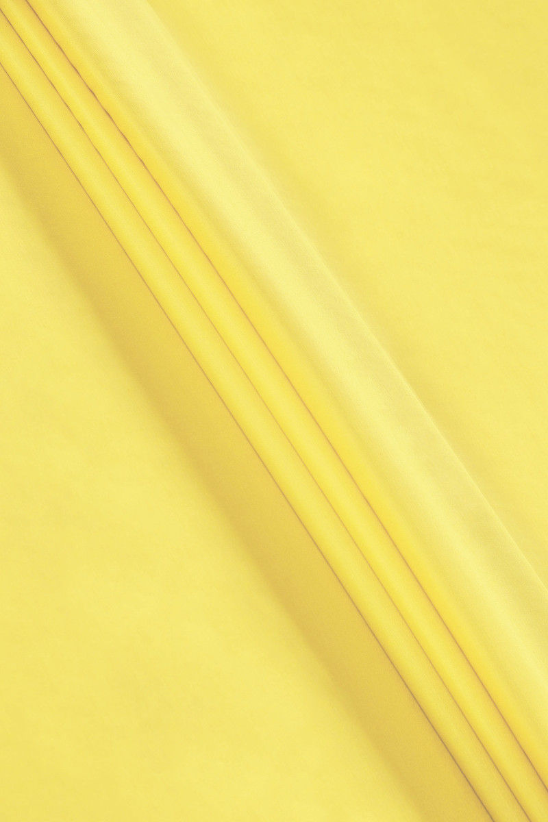 Elastic yellow cotton