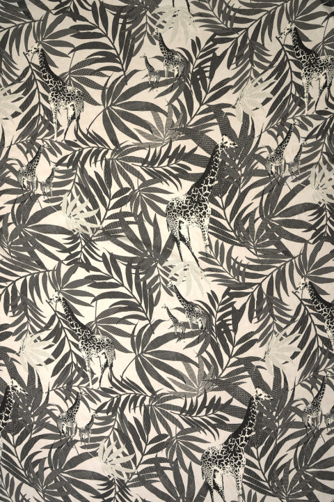 Polyester giraf chiffon og blade -20 %