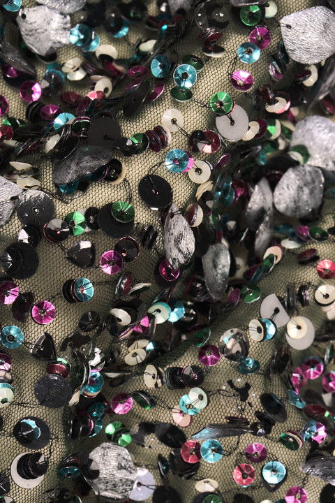 Evening beads - olive