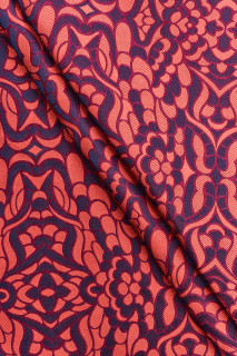 Jacquard díszes mintákkal