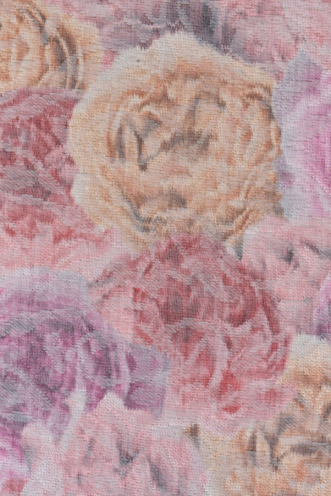 Jacquard with roses