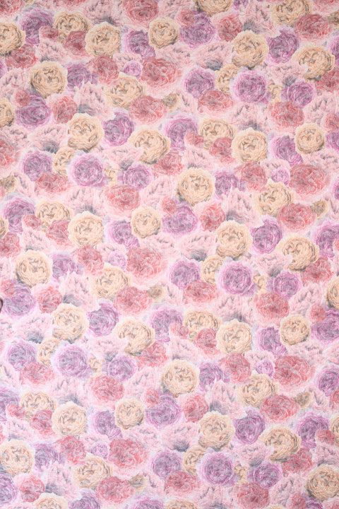 Jacquard with roses