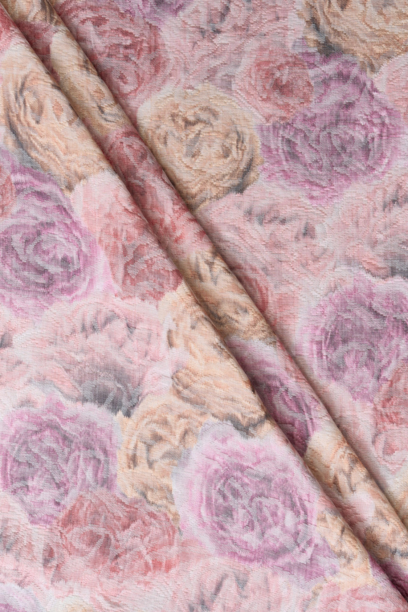 Jacquard with roses