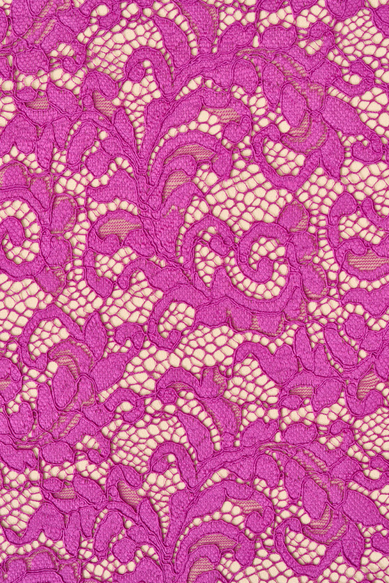 Fuchsia kant COUPON 170 cm