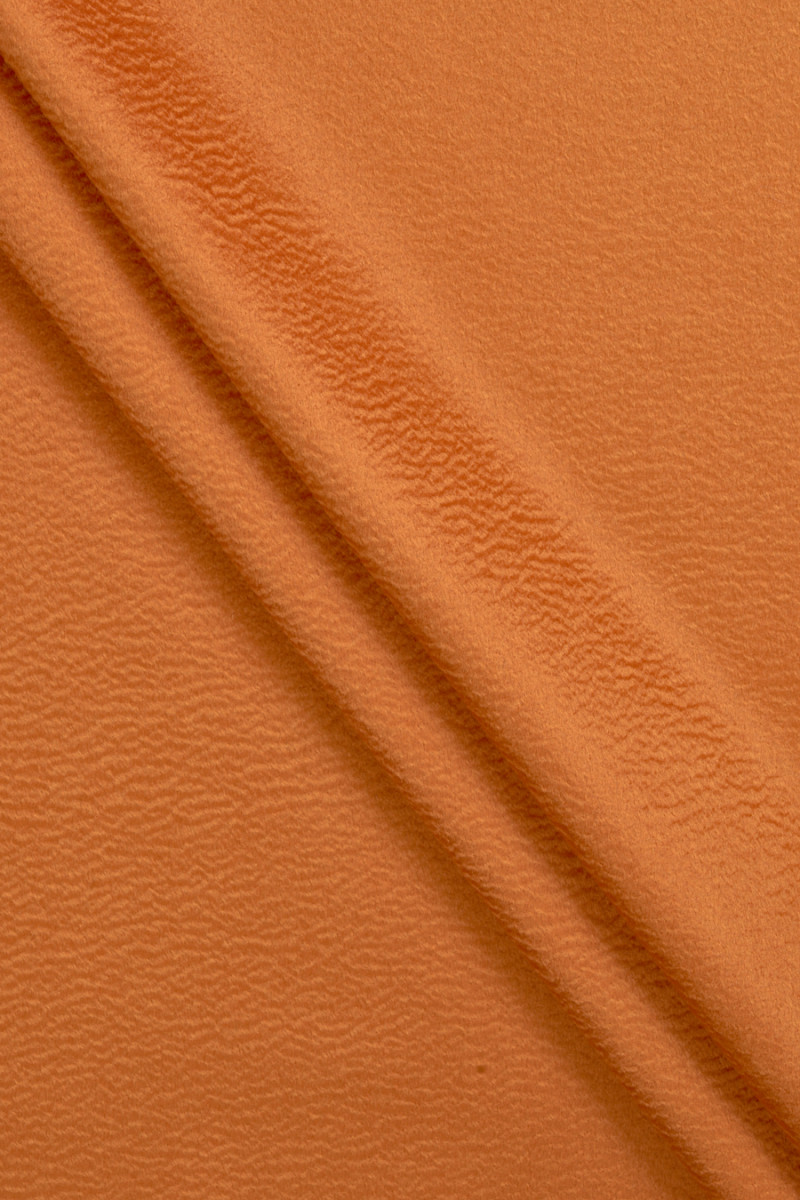 Mantel Wolle orange Zibellino
