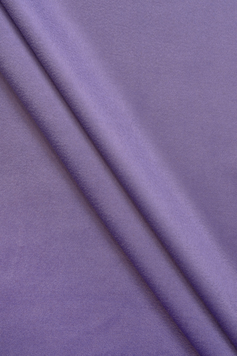 Cappotto zibellino viola lana