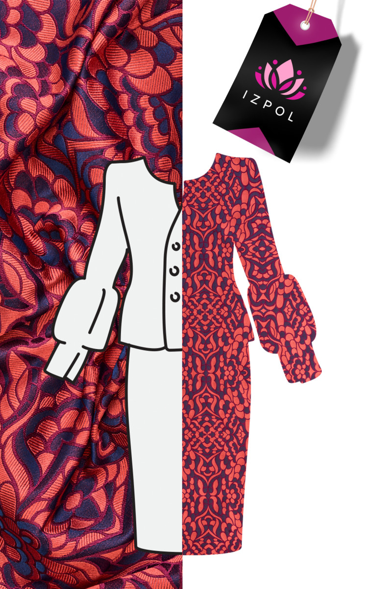 Jacquard with fancy patterns