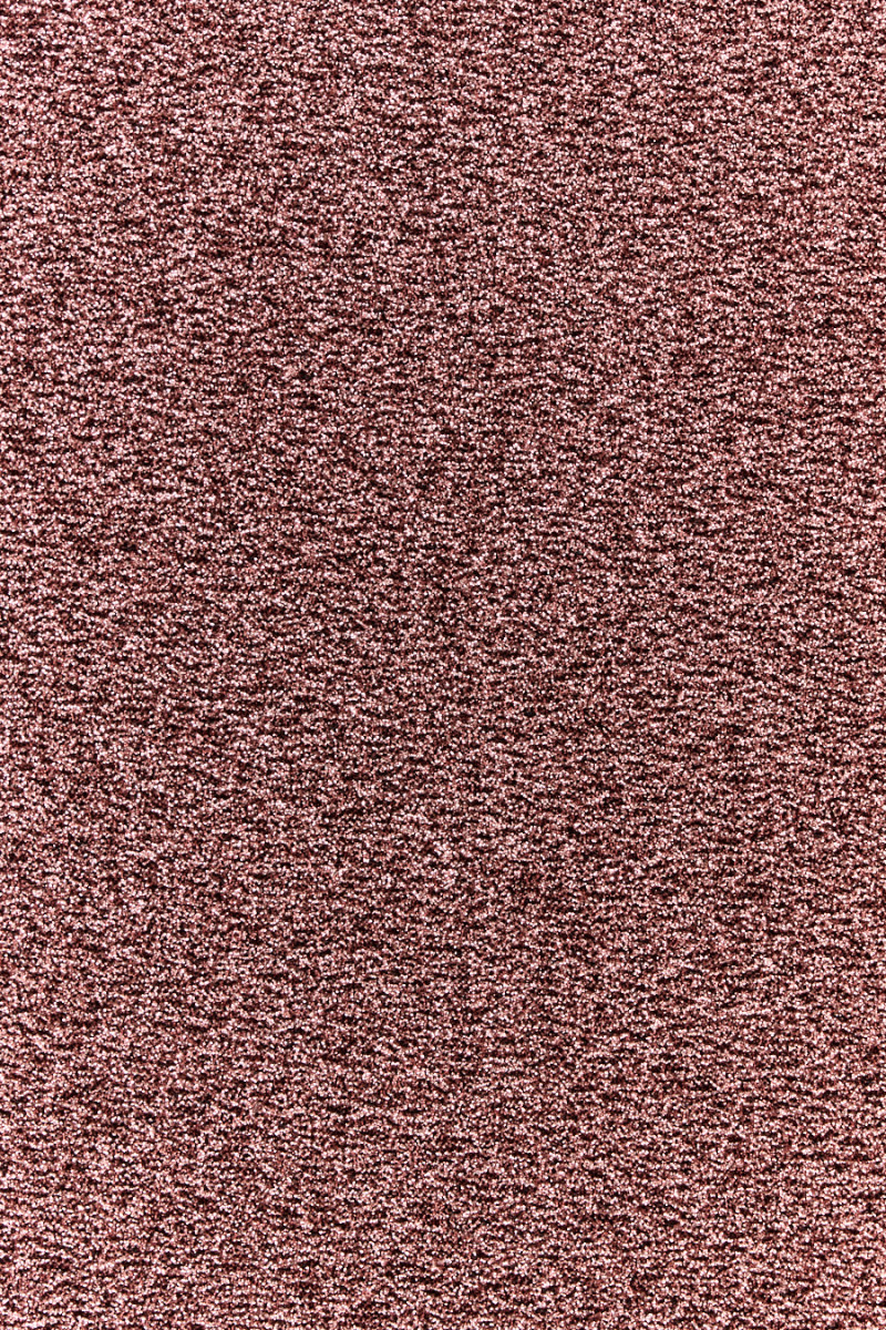 Copper knitted fabric with a drop of pink shiny