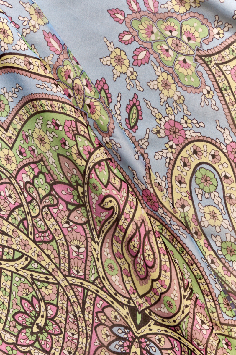 Oriental silk muslin patterns