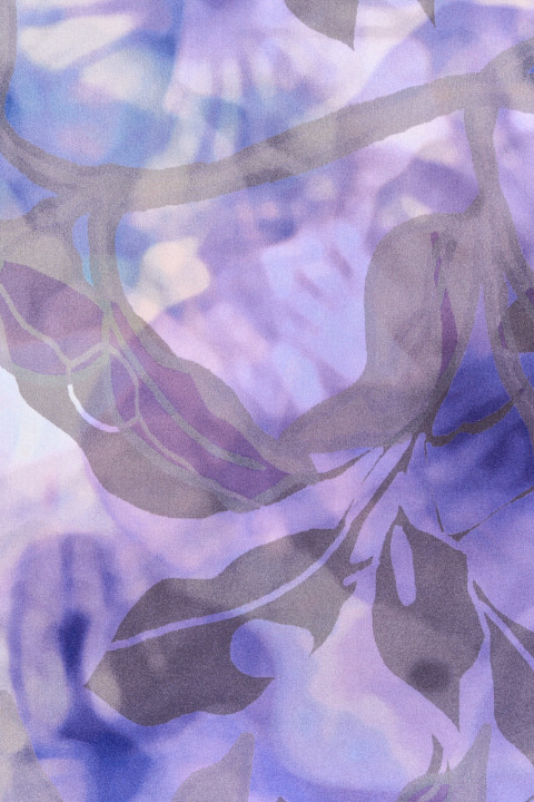 Silk Satin Fuzzy Leaves