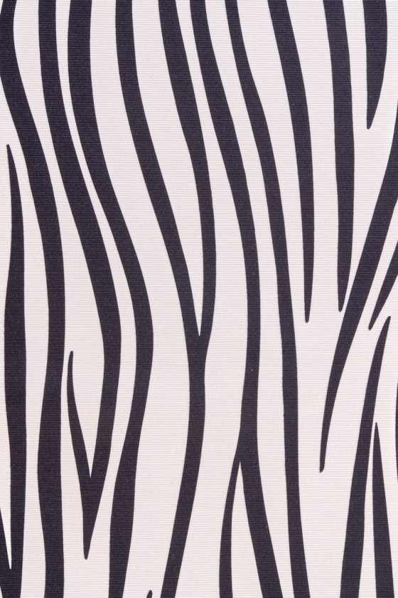 Ryps bawełniano-jedwabny zebra KUPONY