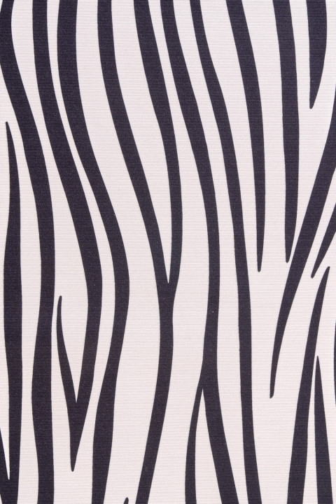 Ryps bawełniano-jedwabny zebra KUPONY