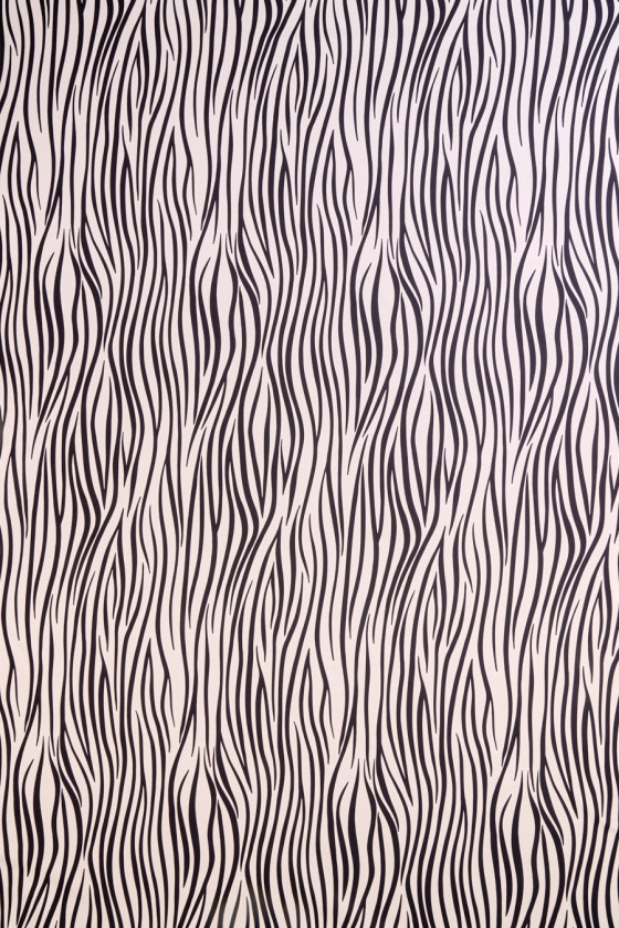 Ryps bawełniano-jedwabny zebra KUPONY