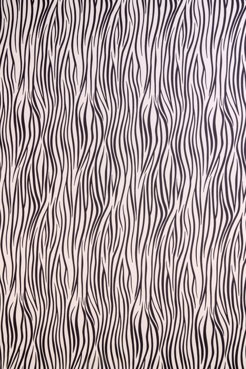 Ryps bawełniano-jedwabny zebra KUPONY