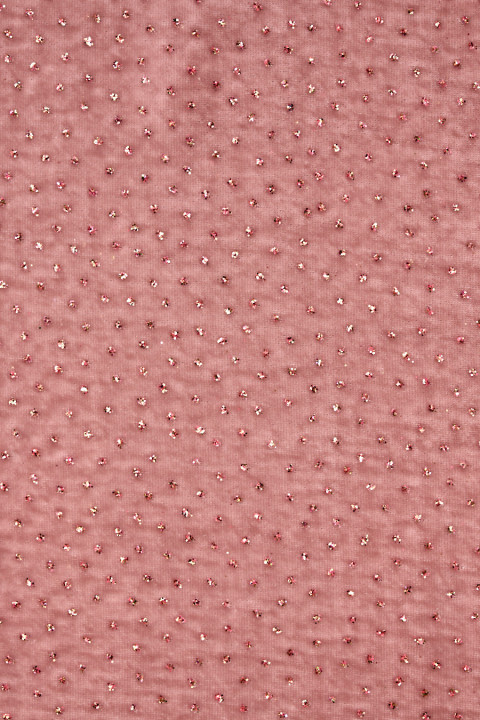 Exclusive velour with glitter of pink