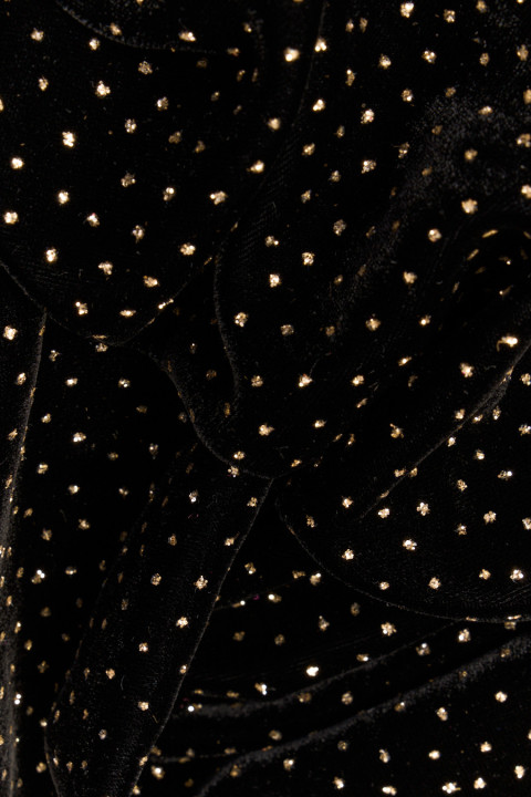 Exclusive velour with glitter