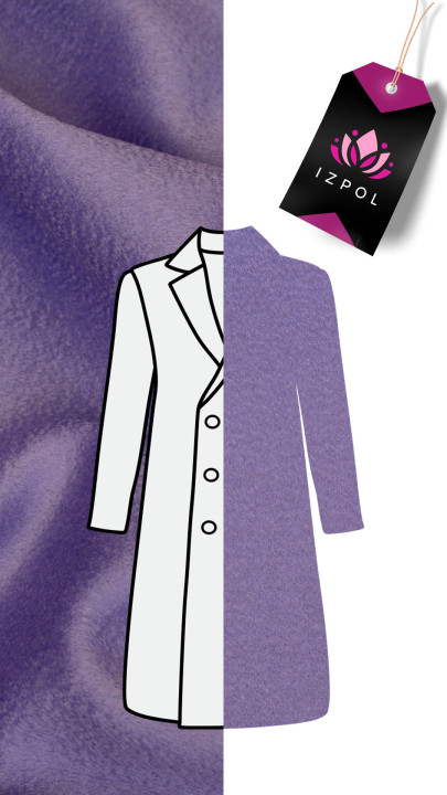 Purple wool Zibellino