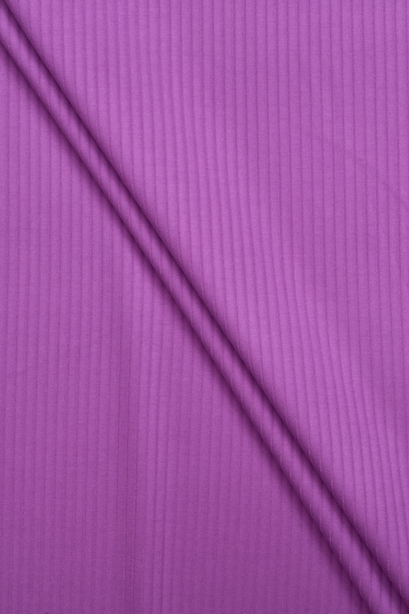 Ribbed knitted fabric - two...