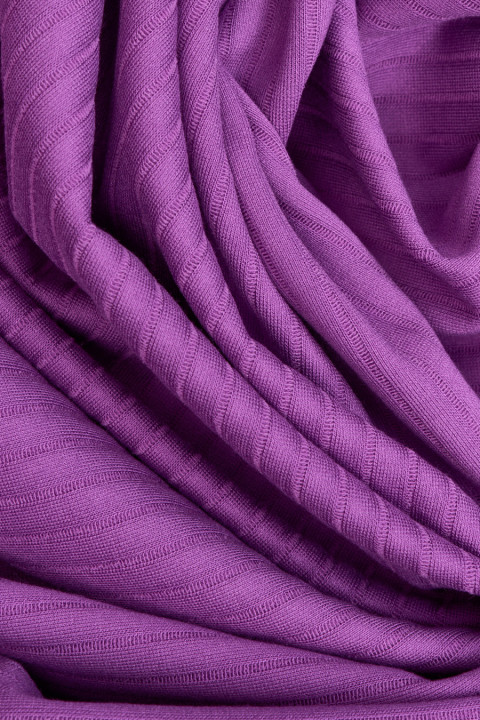 Tejido de punto acanalado - dos colores