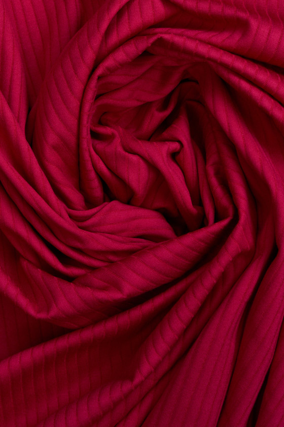 Tessuto a coste lavorato a maglia - due colori