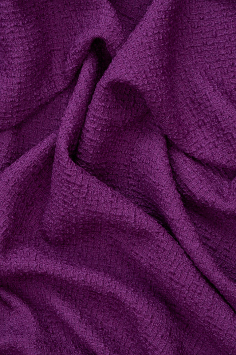 Chanel wool boucle fuchsia