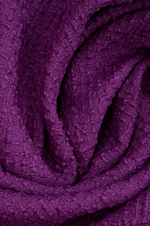 Chanel Bouclé aus Wolle fuchsia